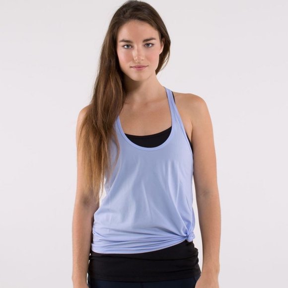 💜New Post!!!💜 Cute Lululemon Tech Mesh Singlet in Lavender Dusk (Purple Blue) - Picture 1 of 8